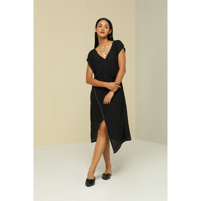 Zaitra Fine Black Dress