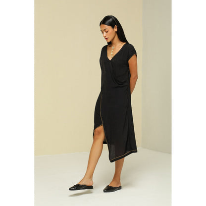 Zaitra Fine Black Dress