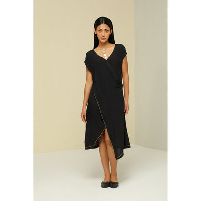 Zaitra Gold Jacket Dress