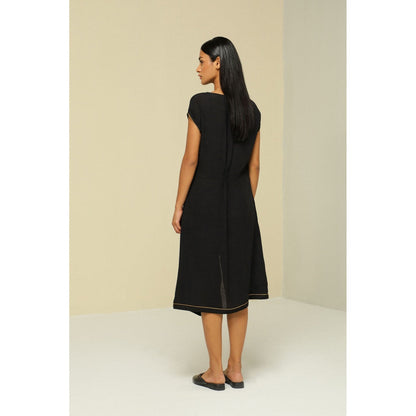 Zaitra Gold Jacket Dress