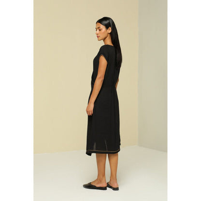 Zaitra Gold Jacket Dress