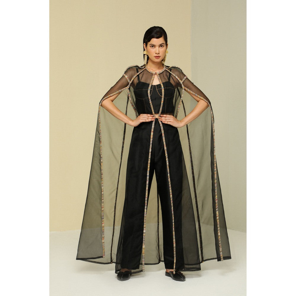 Zaitra Organza Cape Jacket