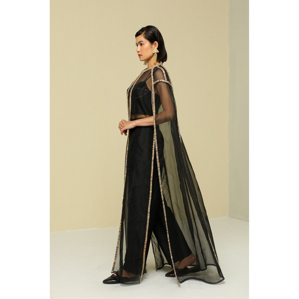 Zaitra Organza Cape Jacket