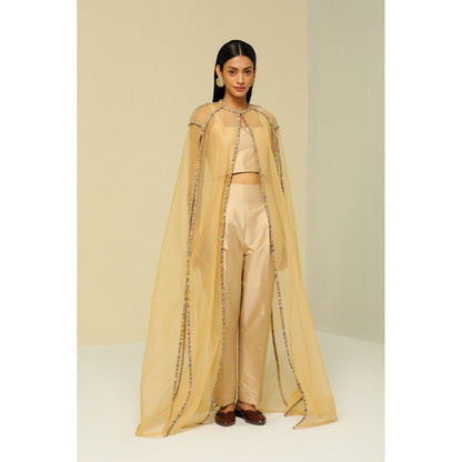 Zaitra Organza Cape Jacket