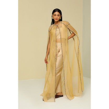 Zaitra Organza Cape Jacket