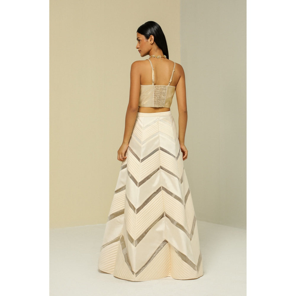 Zaitra Zig Zag Reversible Skirt