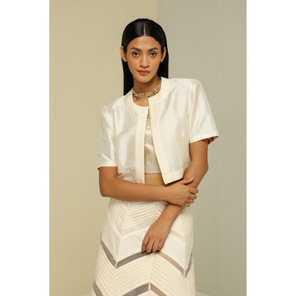 Zaitra Zig Zag Reversible Skirt