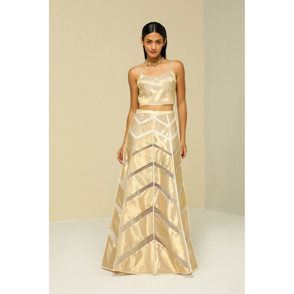 Zaitra Zig Zag Reversible Skirt