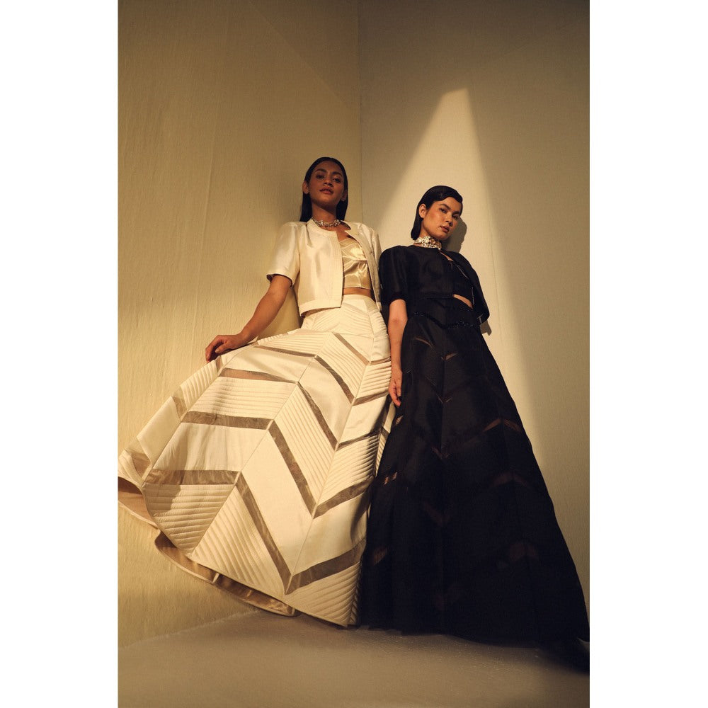 Zaitra Zig Zag Reversible Skirt