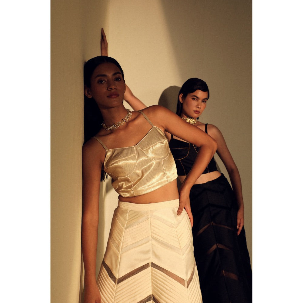 Zaitra Zig Zag Reversible Skirt