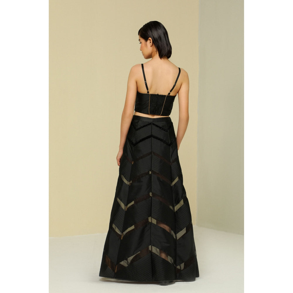 Zaitra Zig Zag Reversible Skirt