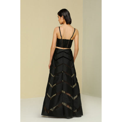 Zaitra Zig Zag Reversible Skirt