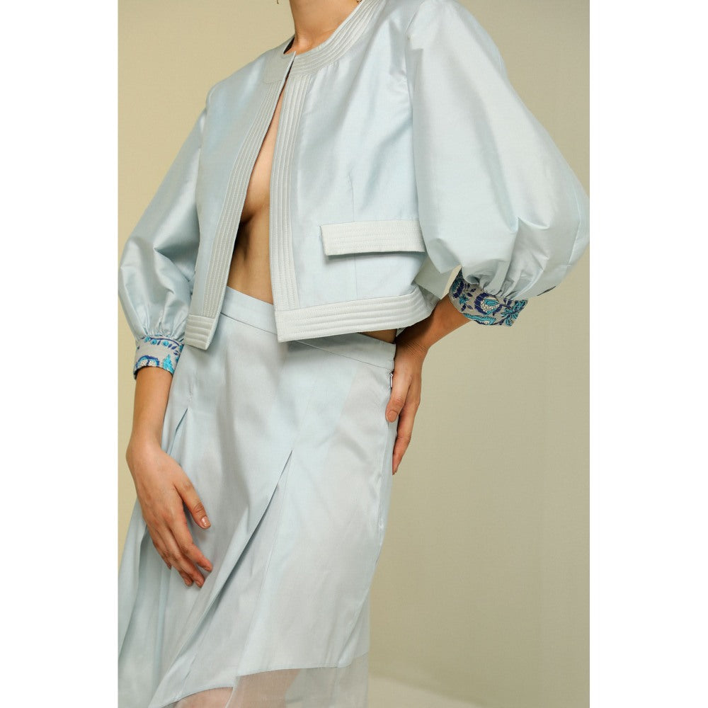 Zaitra Ice Blue Jacket