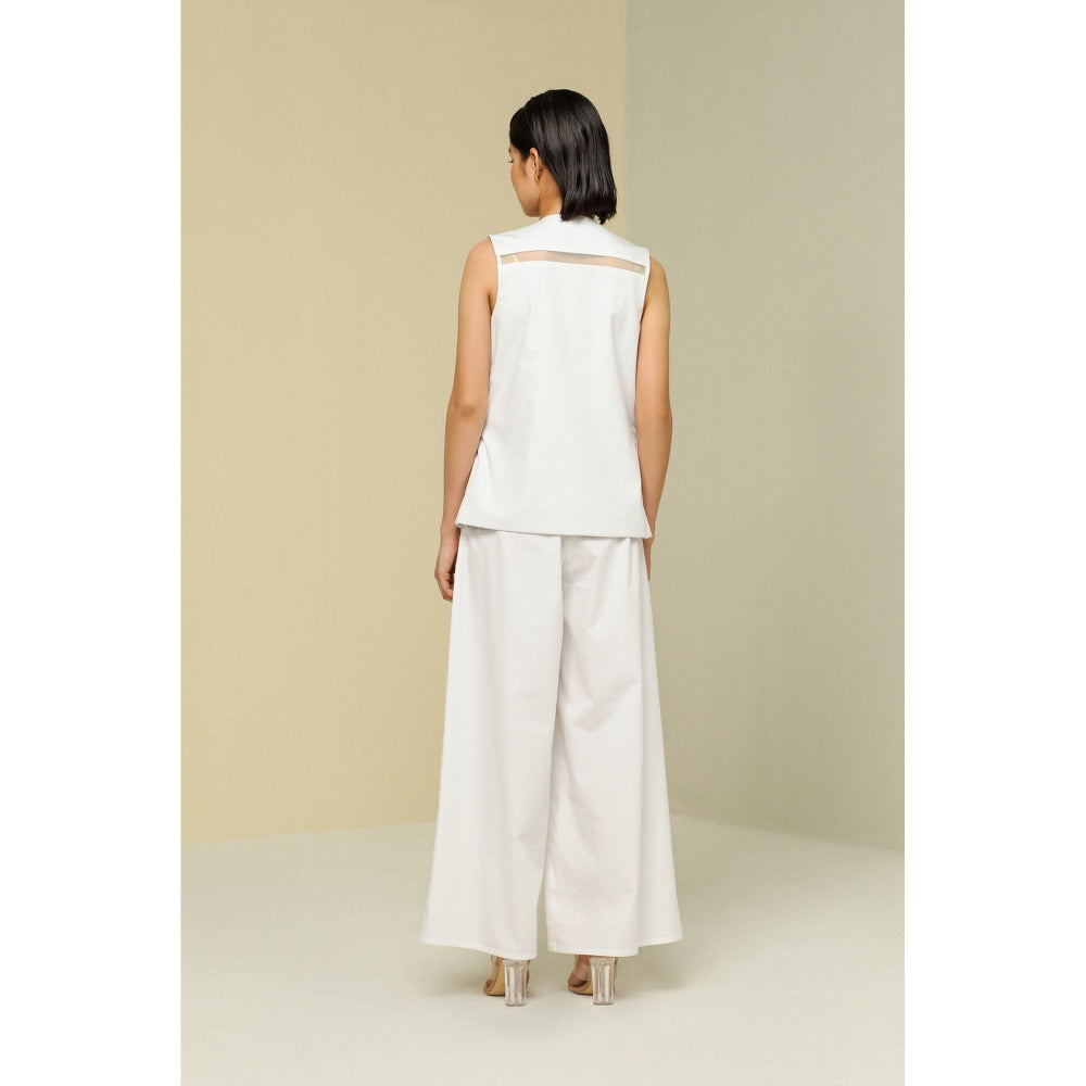 Zaitra White Reversible Jacket