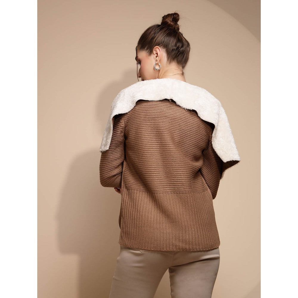 Zaitra Gold Stripe Light Weight Reversible Short Jacket