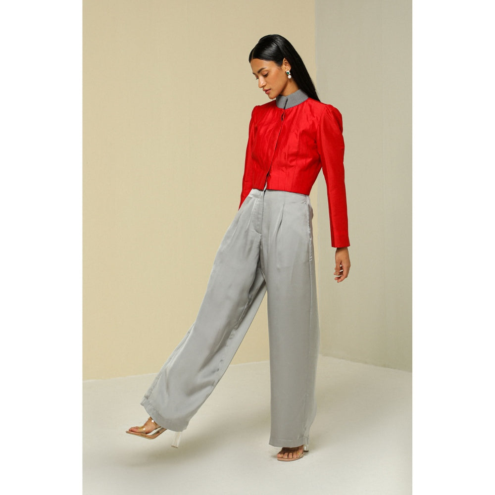 Zaitra Red Short Jacket