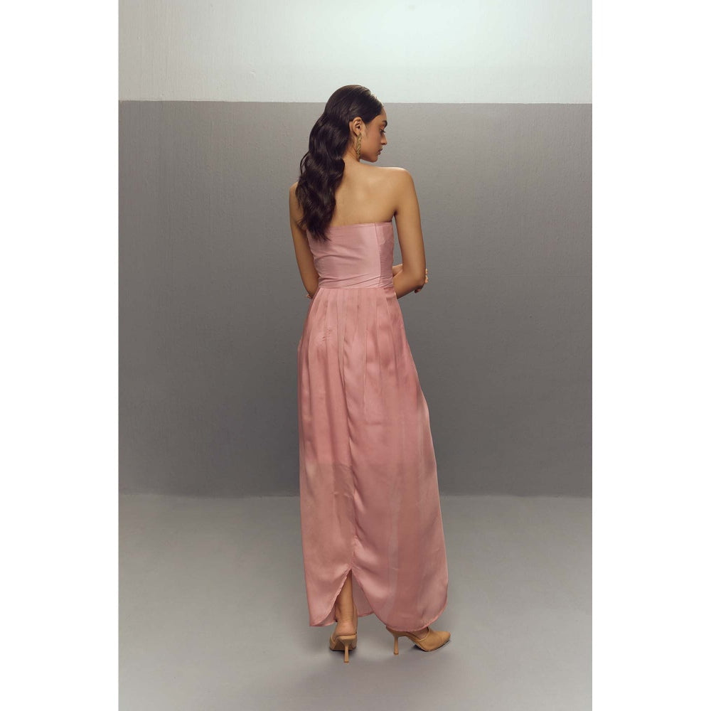 Zaitra Pink Long Dress