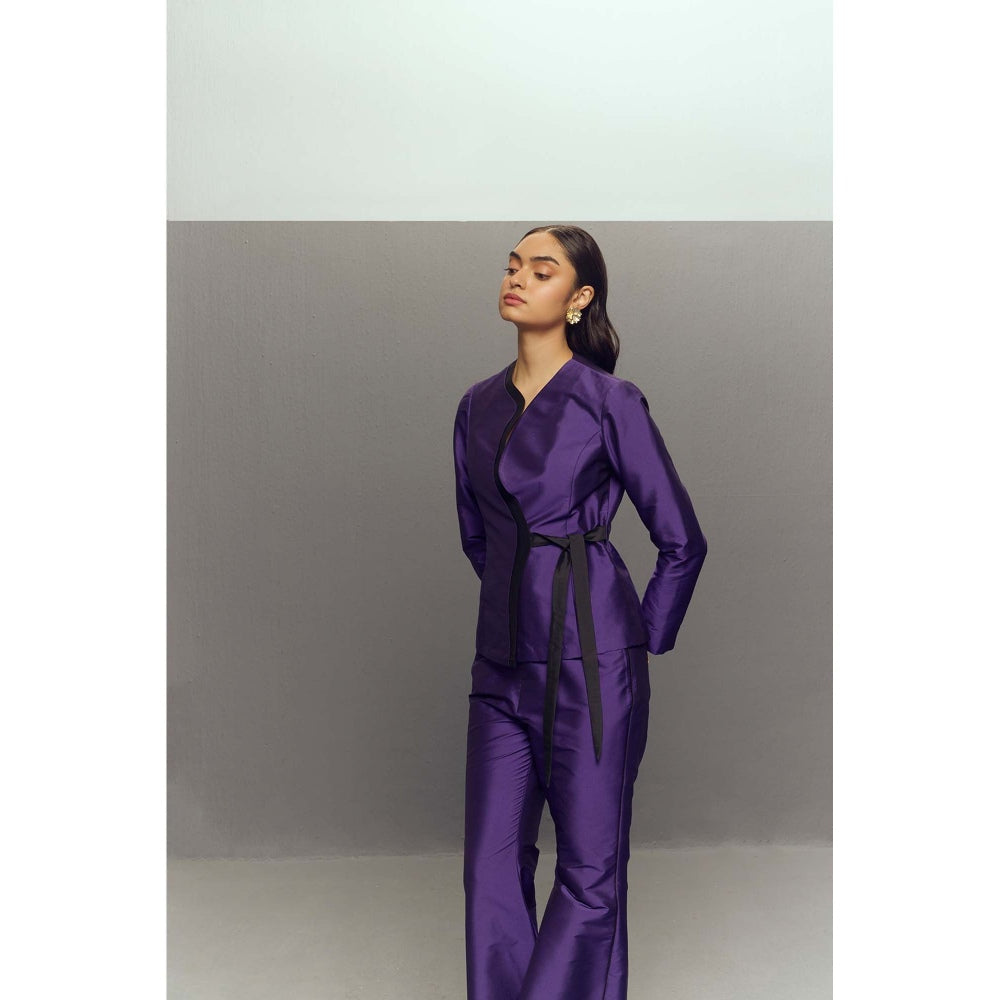 Zaitra Purple Ripple Jacket
