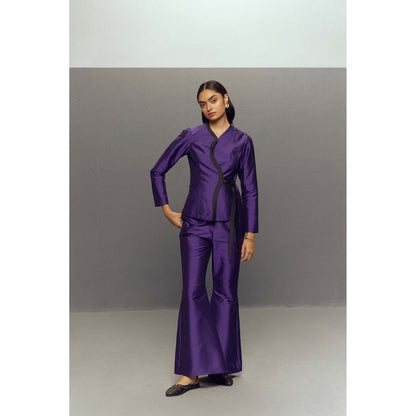Zaitra Purple Ripple Jacket