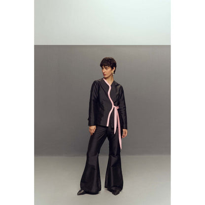 Zaitra Black Ripple Jacket