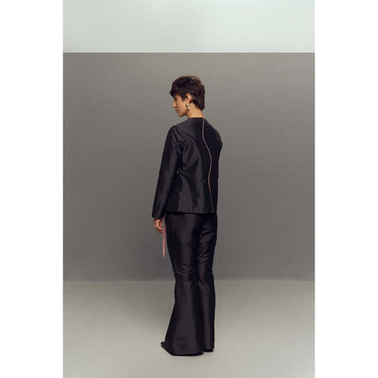 Zaitra Black Ripple Jacket