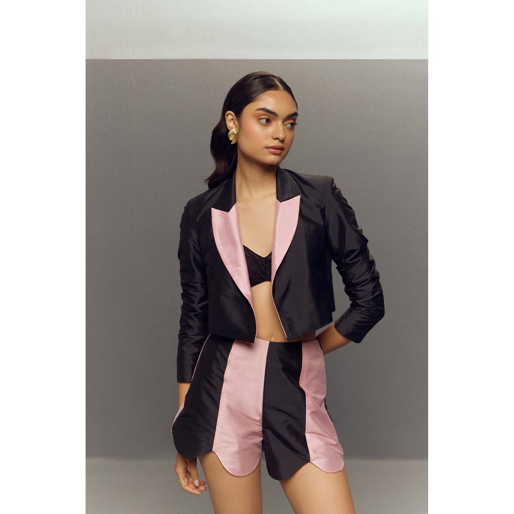 Zaitra Black Crop Jacket