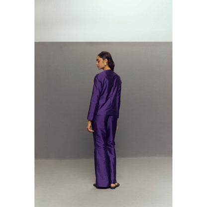 Zaitra Purple Bell Pants