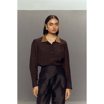 Zaitra Classic Brown Top