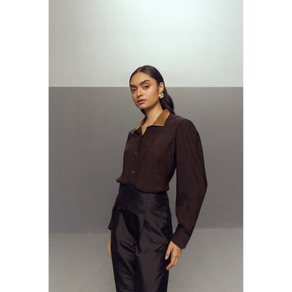 Zaitra Classic Brown Top