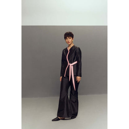 Zaitra Black Pant with Jacket (Set of 2)