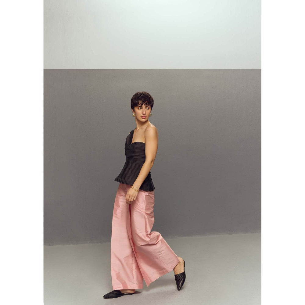 Zaitra Black Corset with Pant (Set of 2)