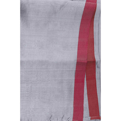 Zal from Benaras Bottle Green Toned Pure Chanderi Silk Saree with Unstitched Blouse