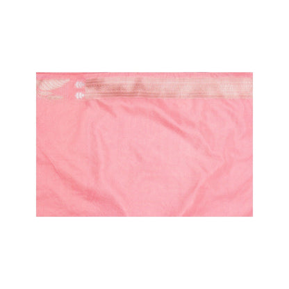 Zal from Benaras Baby Pink Pure Silk Banarasi Handloom Saree without Blouse Piece