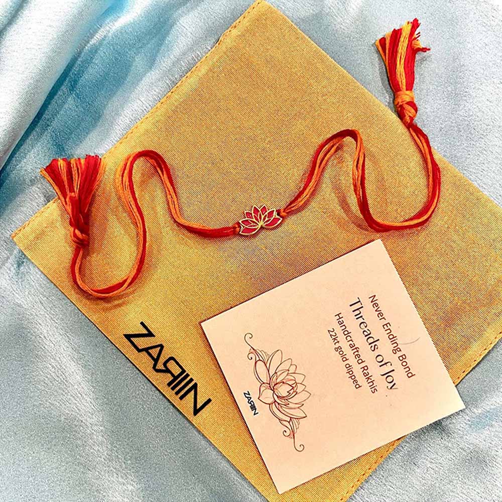 ZARIIN Lotus Aura Rakhi
