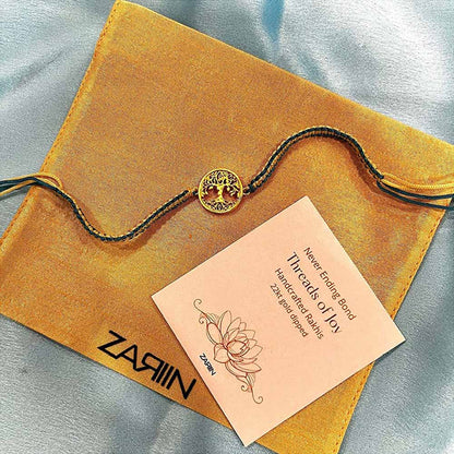 ZARIIN Tree of Life Rakhi & Lumba Bracelet Box