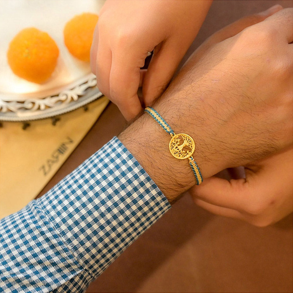 ZARIIN Tree of Life Rakhi & Lumba Bracelet Box