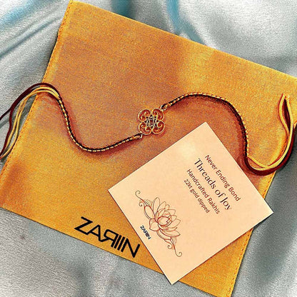 ZARIIN Pretty Bonds Rakhi & Lumba Bracelet Box
