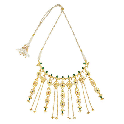 ZARIIN Dancing Drapes Statement Necklace