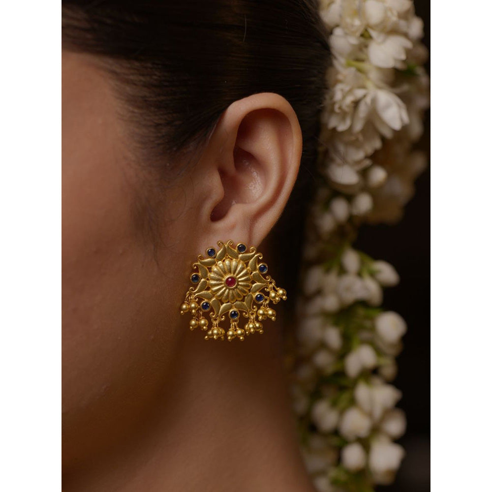 ZARIIN Floral Wonder Stud Earrings