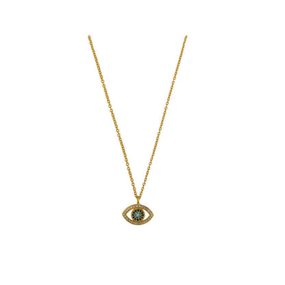 ZARIIN Sparkling Evil Eye Necklace