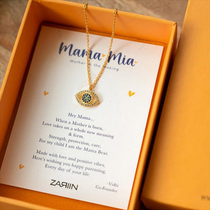ZARIIN Sparkling Evil Eye Necklace