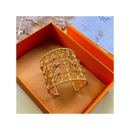 ZARIIN Grace In Gold Cuff Bracelet