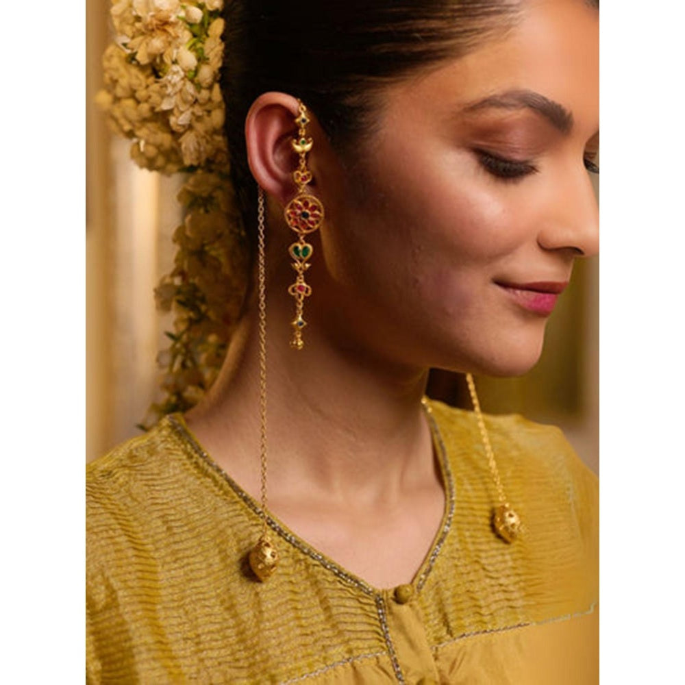 ZARIIN Delicate Dream Ear Chain - Dejhoor Earrings