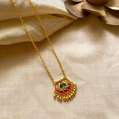 ZARIIN Chaand Saaj Pendant Necklace