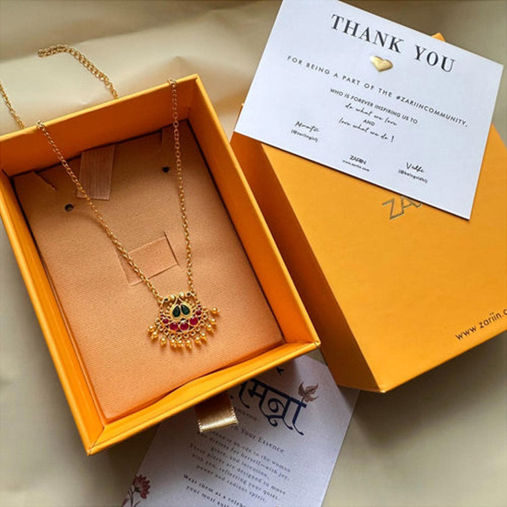 ZARIIN Chaand Saaj Pendant Necklace