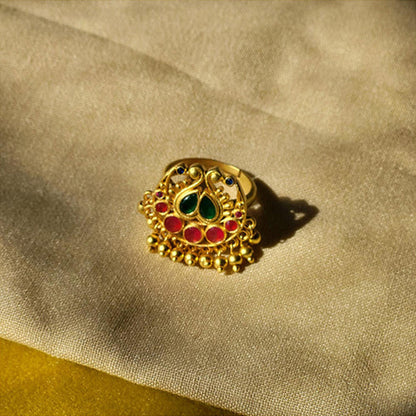 ZARIIN Noor-E-Chaand Statement Ring
