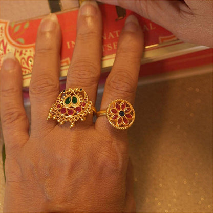 ZARIIN Flower Of Passion Ring