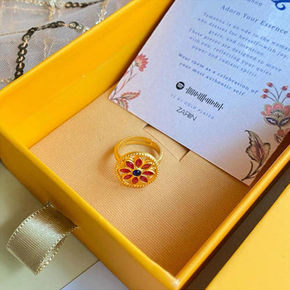 ZARIIN Flower Of Passion Ring