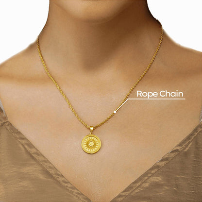 ZARIIN Power Of Belief Coin Necklace - Power Of Opposites