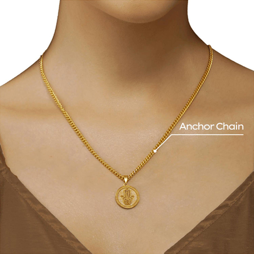 ZARIIN Power Of Belief Coin Necklace - Protection